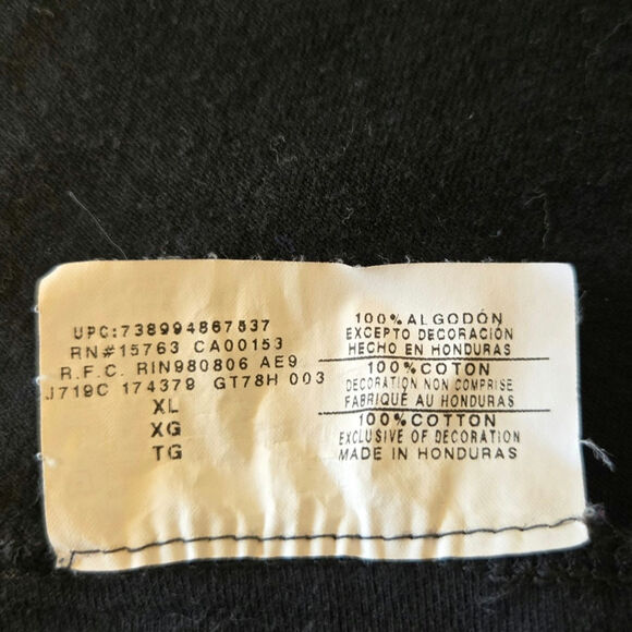 Champion Men's Long  Sleeve Men's T-Shirt Size XL Black - Picture 5 of 7